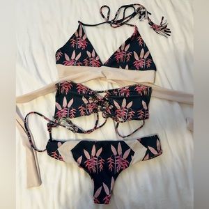 acacia swim heliconia set